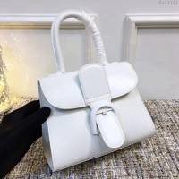 DELVAUX女包 德爾沃Brillant經典款 進口box牛皮 德爾沃女手提包 DV0020象牙白 小號Delvaux單肩包  fcs1111