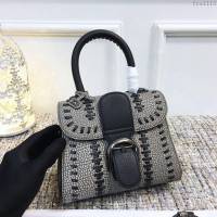 DELVAUX女包 比利時德爾沃 全球限量版 Tribal Stitch系列 德爾沃手拎包 GF0020雪花編織 小號女手腕包  fcs1115
