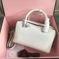 DELVAUX女包 Delvau單肩斜挎包 半手工Cool box 中號 德爾沃女手提包 手拎包 白色  fcs1194