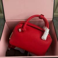 DELVAUX女包 Delvau單肩斜挎包 半手工Cool box 小號 德爾沃女手提包 手拎包 大紅色  fcs1197