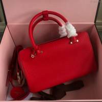 DELVAUX女包 Delvau單肩斜挎包 半手工Cool box 中號 德爾沃女手提包 手拎包 大紅色  fcs1198