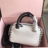 DELVAUX女包 Delvau單肩斜挎包 半手工Cool box 小號 德爾沃女手提包 手拎包 白色編織  fcs1201