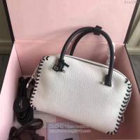 DELVAUX女包 Delvau單肩斜挎包 半手工Cool box 中號 德爾沃女手提包 手拎包 白色編織  fcs1202