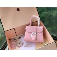 DELVAUX女包 春夏新款 Brillant系列手袋 德爾沃女手提包 女手腕包 Dv0020 粉色 Delvaux單肩包  fcs1330