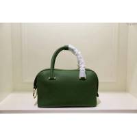 DELVAUX女包 Delvaux新標誌性包款 Cool Box 中號 德爾沃女手提包 手拎包 手腕包 艾草綠  fcs1401