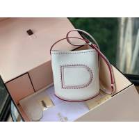 DELVAUX女包 Delvaux Pin春夏系列 進口牛皮 德爾沃女手提包 手拎包 D00315白色mini  fcs1427