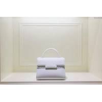 DELVAUX女包 Delvaux tmepete Mini白 進口細膩牛皮 德爾沃女手提包 手拎包 TP0020白色  fcs1430