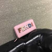 FENDI芬迪 小牛皮 手工縫製 多卡位 小怪獸潮人錢包  fd1158
