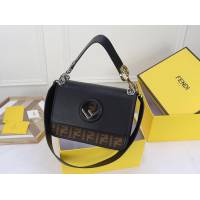 FENDI芬迪 最新系列 Kan I款0999 牛皮秋冬最新五金扣FENDI F LOGO  fd1291