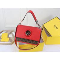 FENDI芬迪 最新系列 Kan I款0999 牛皮秋冬最新五金扣FENDI F LOGO  fd1292