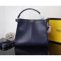 FENDI芬迪 Peekaboo 手袋 小牛皮手提肩背包 4401  fd1595