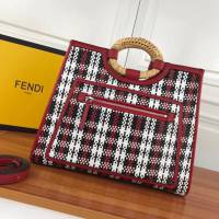 FENDI芬迪 大新款 FENDI KAN I F手工編織系列 手提 斜挎雙用 8832  fd1646