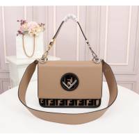 FENDI芬迪 FENDI KAN I手袋 飾以最新FENDI F LOGO 經典雙F圖案 可斜背或手拿  fd1896