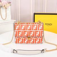 FENDI芬迪 小號新色 滿滿的F字母 全新長方形Logo 手提肩背包 8826  fd1963