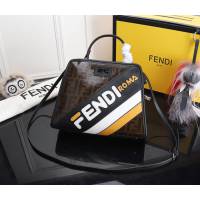 FENDI芬迪 大號 PEEKABOO DEFENDER 包套 定制化Fendi Mania字樣 手提肩背包  fd1991