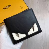 FENDI短夾錢包 19年春夏季最新手包 小摔牛皮 芬迪對折錢包  fdz2142