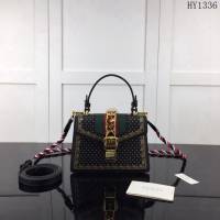 GUCCI古馳 新款 專櫃品質 原單 470270印金 克色 手提 單肩 斜挎包HY1336
