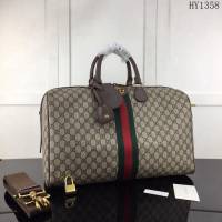 GUCCI古馳 新款 專櫃品質 原單 547953啡 手提袋 旅行袋HY1358