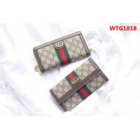 GUCCI古馳 全網獨家供貨 原廠材料 拉鏈長錢包 523154 WTG1818