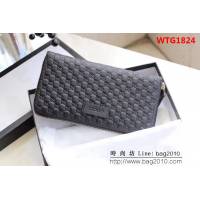 GUCCI古馳 專櫃品質 進口牛皮 男士長錢包 449391 WTG1824
