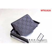 GUCCI古馳 專櫃品質 進口牛皮 男士短錢夾 407416 WTG1826
