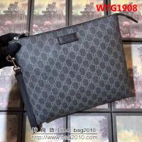 GUCCI古馳 專櫃最新上新 頂級原單 百搭款 男士手拿包 523293 克膠 WTG1908
