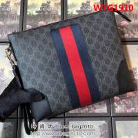 GUCCI古馳 專櫃最新上新 頂級原單 百搭款 男士手拿包 523603 克膠 WTG1910
