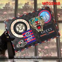GUCCI古馳 爆款手包 GG圖案系列 時尚刺繡 復古風格手拿包 496346 克繡 WTG1948