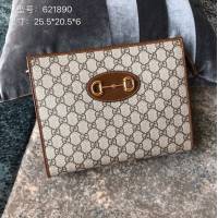 Gucci女包 古馳2020新款 Gucci手提肩背女包 621220白全皮  gdj1141