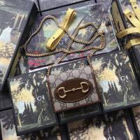 Gucci錢包 古馳新款女錢包 自然摔牛皮 Gucci三折短錢包 456122 紅全皮  gdj1179