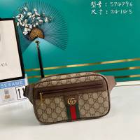 Gucci古馳包包 G家新款腰包 款號:574796 古奇男士腰包挎包  gdj1239
