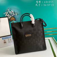 Gucci古馳包包 G家新款男包 款號:630355 古奇新款男士手提袋 Gucci克色手袋  gdj1254
