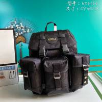 Gucci古馳包包 G家新款雙肩包 626160 古奇黑色布男士雙肩後背包 gdj1393