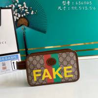 Gucci古馳包包 G家新款腰包 636243 FAKE 古奇小號男士腰包 gdj1395
