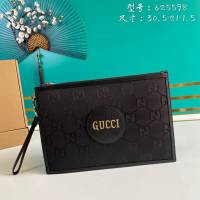 Gucci古馳包包 G家新款手包 625598 古奇克皮/克皮男士手拿包 gdj1402