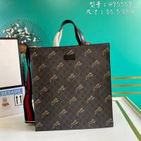 Gucci古馳包包 G家新款男包 495559 古奇克虎男士手提袋 gdj1441