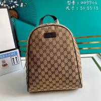 Gucci古馳包包 G家新款雙肩包 449906 古奇克布男士雙肩後背包 gdj1455