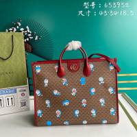 Gucci顶级男女包包 古驰哆啦A梦tote托特包购物袋 Gucci手提肩背斜挎包 653952  gdj1501