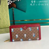 Gucci顶级男女包包 古驰哆啦A梦拉链款长钱包 647787  gdj1506