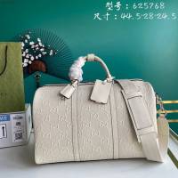 Gucci顶级男女包包 古驰GG压花旅行袋圆筒包 Gucci手提肩背斜挎包 625768  gdj1547