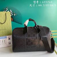 Gucci顶级男女包包 古驰GG压花旅行袋圆筒包 Gucci手提肩背斜挎包 625768  gdj1548