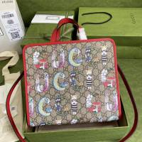 Gucci新款包包 古驰猫咪tote托特包购物袋 612992  gdj1655