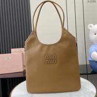 miumiu專櫃繆繆最新款女士IVY牛皮托特單肩包 jh2330型號：500231