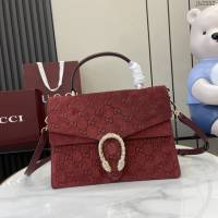 Gucci專櫃古馳經典Dionysus系列小號手提包女士肩背包 jh2352型號：813399