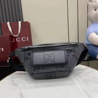 Gucci專櫃古馳2025早春系列最新款男士腰包挎包 jh2641型號：645093