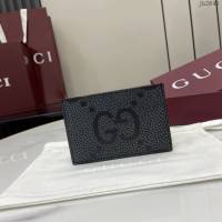 Gucci專櫃古馳最新款經典字母交織圖案男士卡包卡夾 jh2648型號：812681