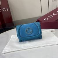 Gucci專櫃古馳最新款圓形互扣式雙G標識卡片夾卡包零錢包 jh2671型號：818795