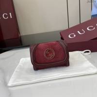 Gucci專櫃古馳最新款圓形互扣式雙G標識卡片夾卡包零錢包 jh2674型號：818795