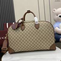 Gucci專櫃古馳最新款Emblem系列男女款手提旅行包旅行袋 jh2684型號：821148