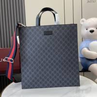 Gucci專櫃古馳最新款男士手提托特包 jh2717型號:  495559